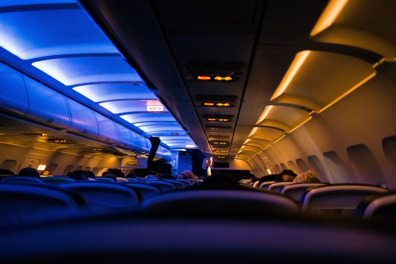 passengers, illuminated, vacation, night, Interior, mode of transportation, vehicle interior, lighting equipment, indoors, passenger, travel, vehicle Seat