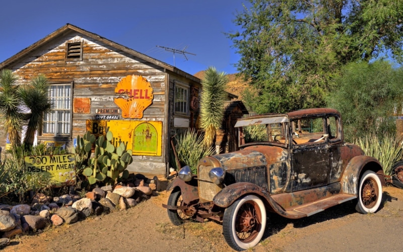 wreck, house, old, history, architecture, obsolete, transportation, land vehicle, plant, rusted, 1080P, abandoned, day, coupe, vintage, no people, antique