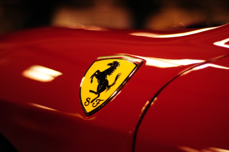 close, close up, logo, emblem, photo, Ferrari, 1080P, Seattle, car