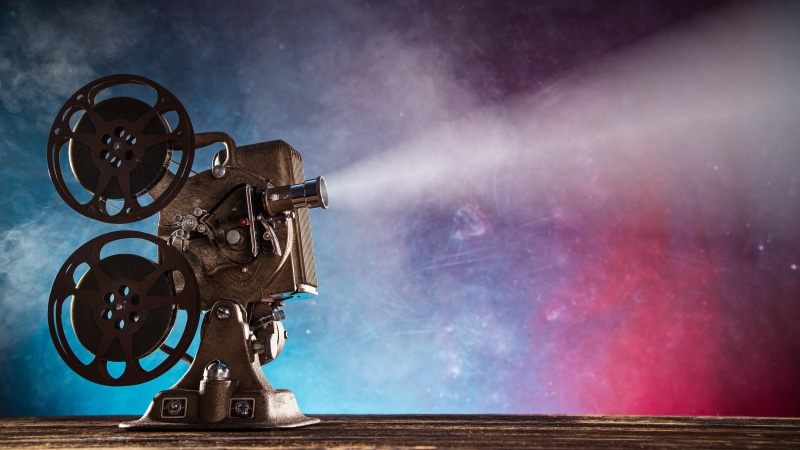 projector, antique, still life, movie, 4K, still life photography, darkness, close up, vintage, film, movie projector, light, retro, old