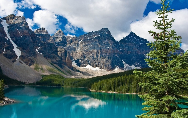 scenics - nature, outdoors, mountain, tranquility, reflection, cloud - sky, turquoise colored, mountain range, snowcapped mountain, beauty in nature, sky