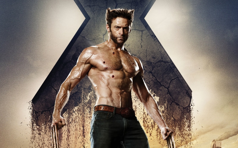 X-Men: Days of Future Past, lifestyles, exercising, abdominal muscle, standing, jackman, human muscle, males, wellbeing, chest, sports training, young adult