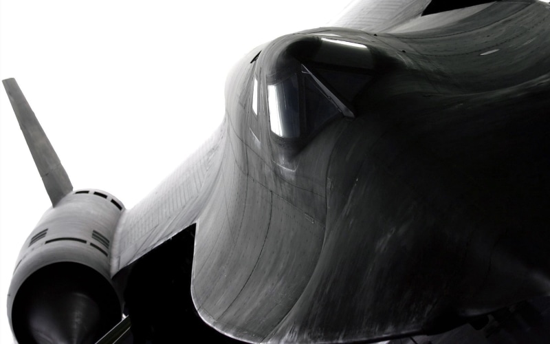 airplane, Lockheed SR-71 Blackbird, US Air Force, 720P, military