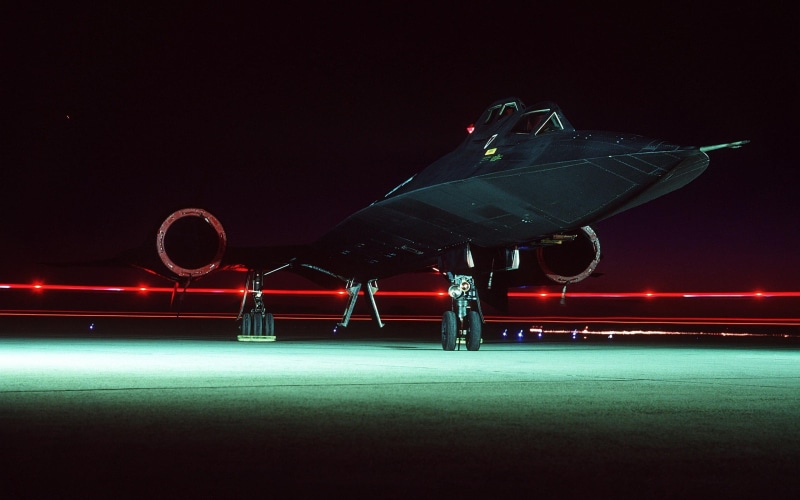 night, nightlife, jet, illuminated, long exposure, communication, light - natural phenomenon, SR-71C, sport, Lockheed SR-71 Blackbird, copy space, airplane