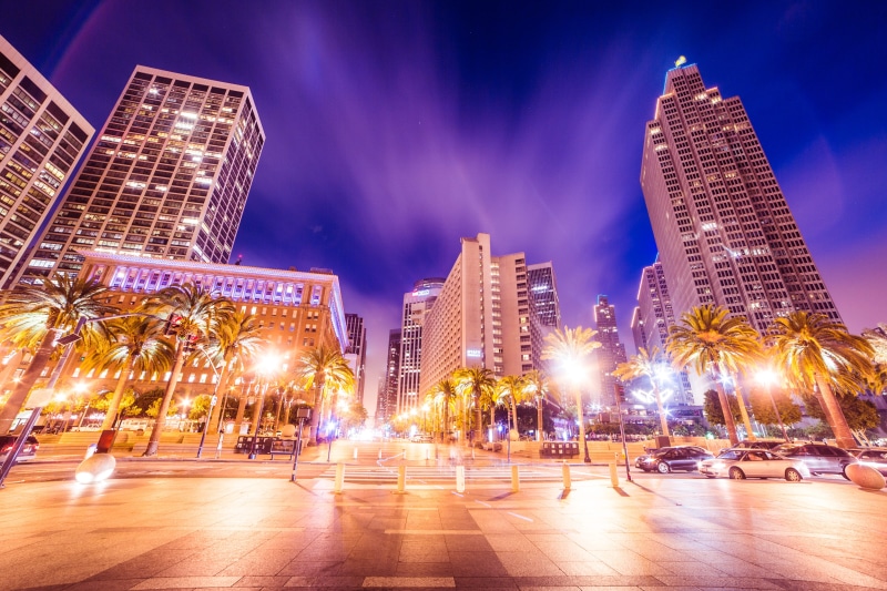 uSA, downtown District, built Structure, city street, famous Place, blurred Motion, motion, building Exterior, city, travel destinations, dusk, financial district