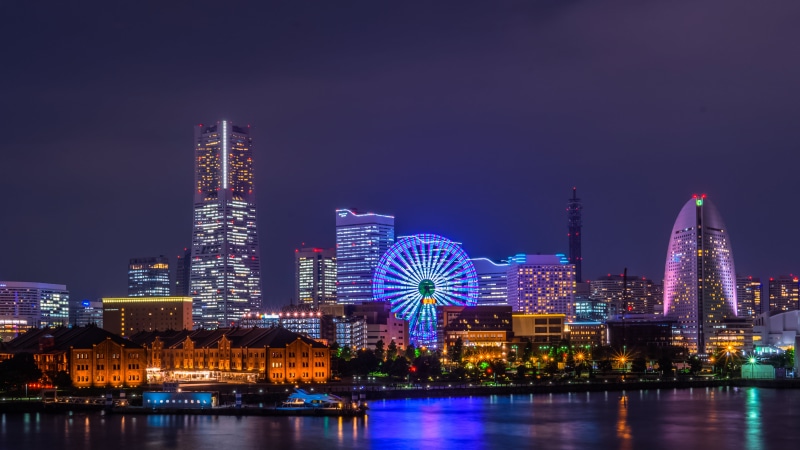 reflection, long exposure, skyscraper, photography, FE, Night photography, dusk, cityscape, ZA, night, nighttime, asia, modern, ILCE-7M2, high rise building
