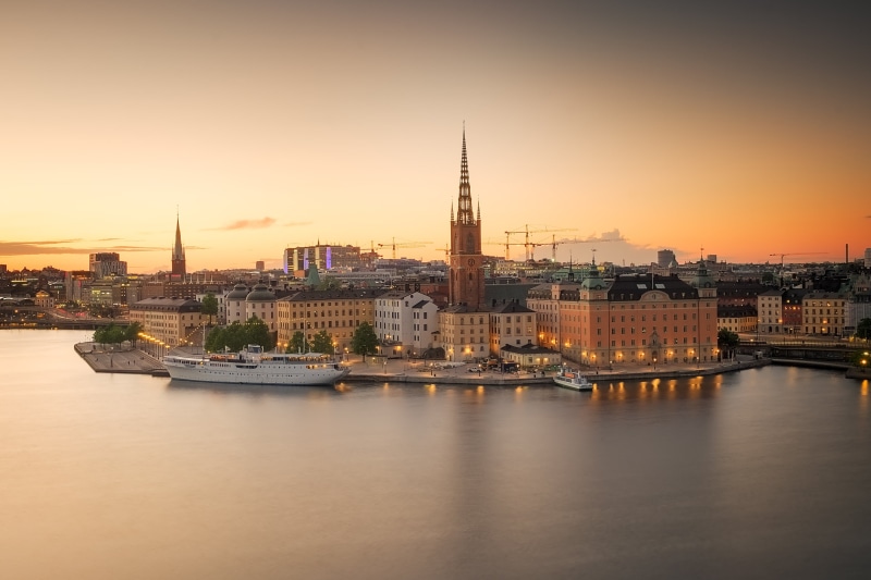 springtime, urban Scene, waterfront, photo, europe, sweden, urban Skyline, cityscape, rise, landscape, brown, Stockholm, Beautiful, high rise building