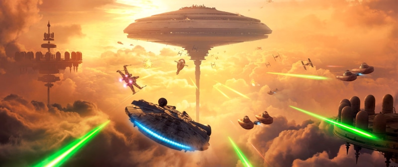 warning sign, Millennium Falcon, aggression, cloud - sky, sunset, outdoors, no people, architecture, motion, futuristic, Star Wars, nature, X-wing, travel