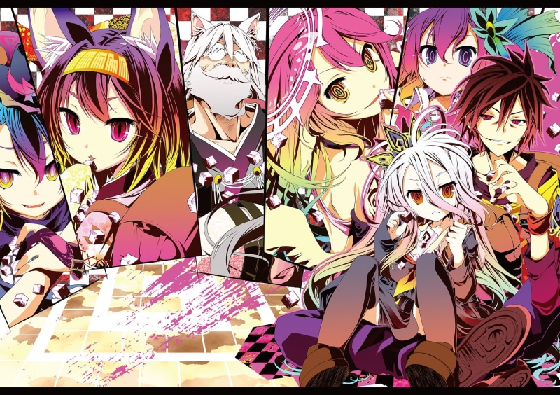 variation, art and craft, day, outdoors, life, human representation, large group of objects, market, abundance, Jibril, Sora (No Game No Life), No Game No Life