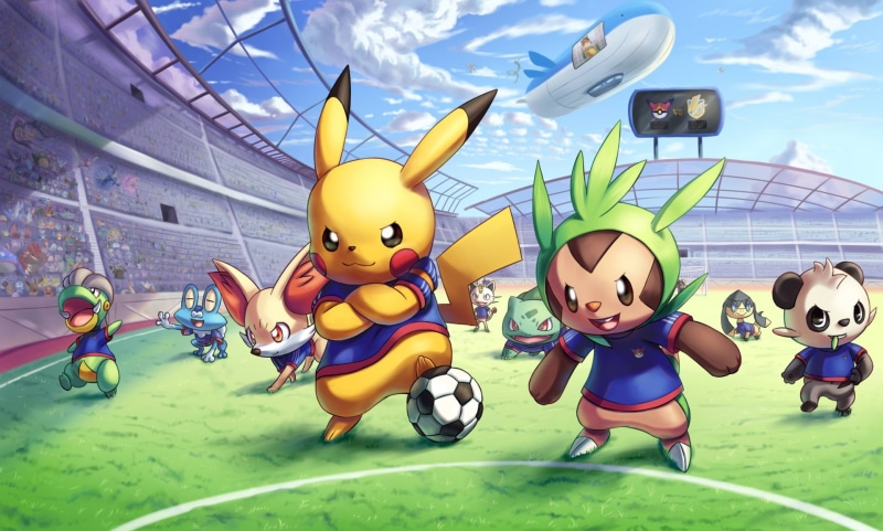 sport, small, playground, arts culture and entertainment, Chespin (Pokémon), amusement park, toy, pokemon, image, animal, Pikachu, nature, yellow, day