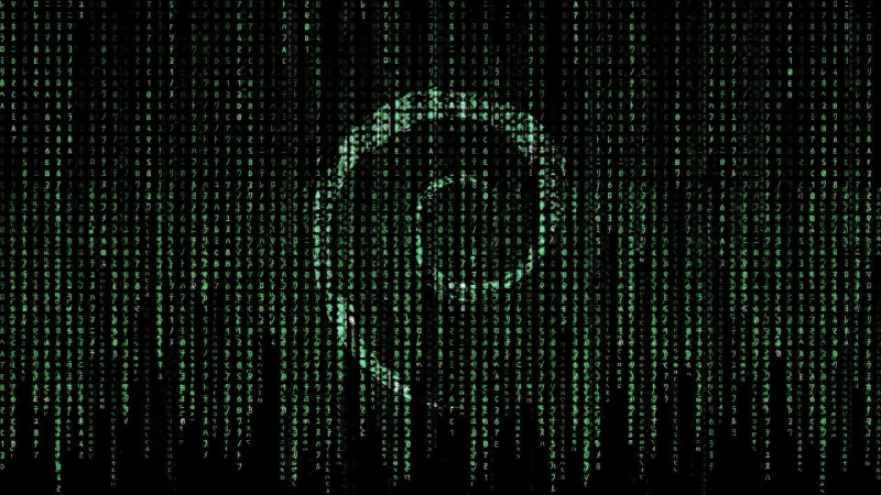 pattern, connection, matrix, wireless technology, computer language, number, illuminated, close-up, technology, The Matrix, abstract, black background