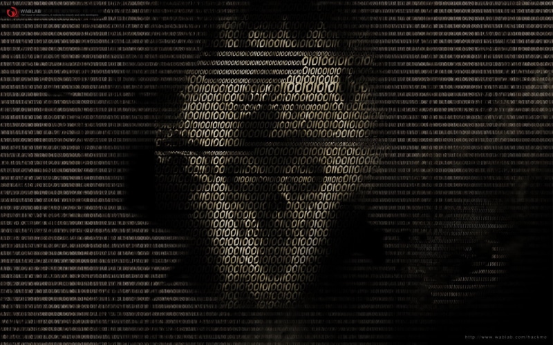 skull, Technology, 1080P, Hacker, black, binary, gray