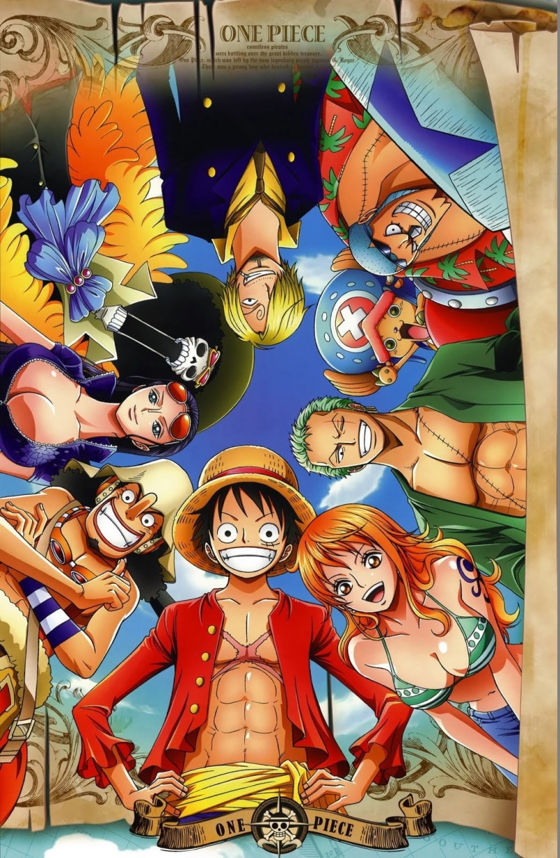 Nico Robin, anime, Franky, Brook, Roronoa Zoro, Monkey D. Luffy, Nami, Sanji, Tony Tony Chopper, One Piece, manga, Usopp, 720P