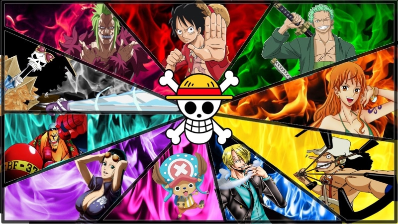 One Piece, backgrounds, Anime, Tony Tony Chopper, graffiti, Zoro Roronoa, full frame, group of people, 1080P, variation, dancing, arts culture and entertainment