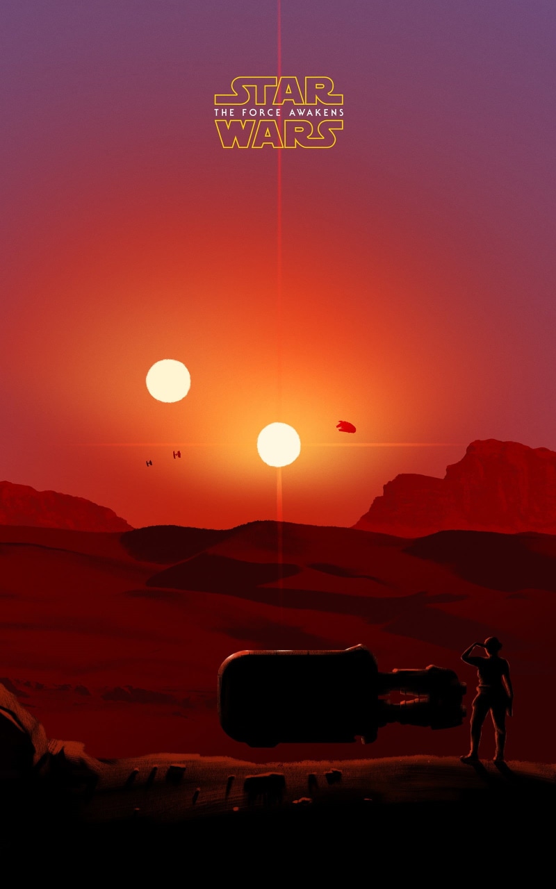 awakens, sunset, transportation, minimalism, outdoors, motor vehicle, land, shadow, silhouette, landscape, TIE Fighter, sky, travel, nature