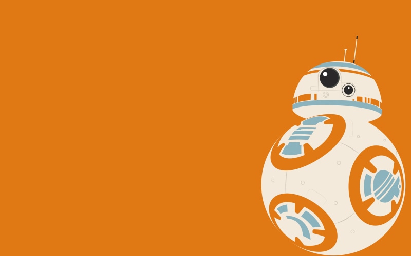Star Wars, minimalism, representation, bb, illustration, human representation, humor, studio shot, copy space, craft, bird, nature, star, wars, Star Wars: The Force Awakens
