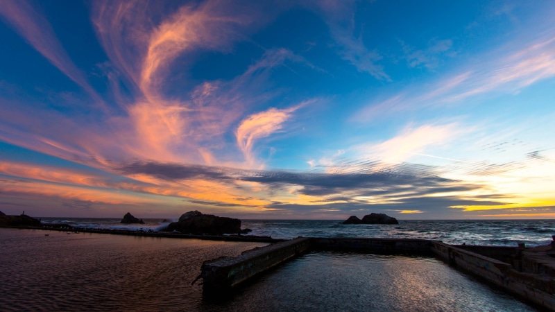 horizon over water, golden, beauty in nature, scenics - nature, nature, horizon, tranquil scene, body, beach, environment, 4K, tranquility, hour, waves