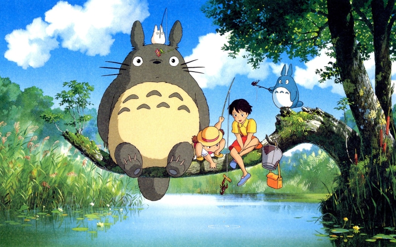 Neighbor, Fishing, 2K, Miyazaki, Happy, Hayao, Totoro, My
