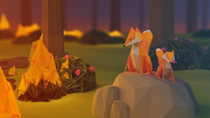 flower arrangement, paper, 1080P, characters, low poly, outdoors, flowering plant, creativity, close-up, orange, baby animals, orange color, table, focus on foreground