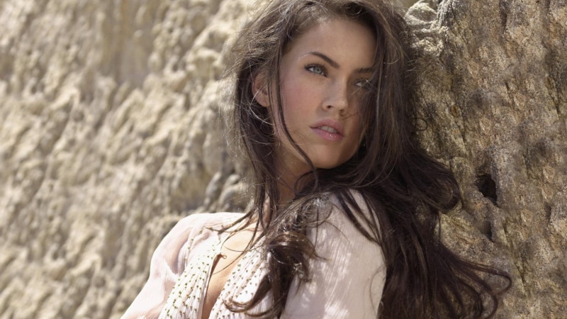 beautiful woman, actress, young women, human hair, adolescence, long hair, young adult, contemplation, 1080P, one person, megan, brown hair, Megan Fox