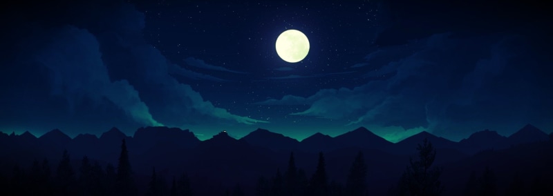 tranquility, beauty in nature, night, space, Video Game, 1080P, silhouette, astronomy, moonlight, Moon, space and astronomy, scenics - nature, illuminated
