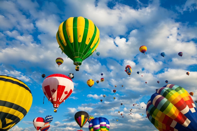 purple, hot Air Balloon, up, dom, outside, picture, round, scene, color, epic, nature, summer, blue, sky, fun, assorted, colors, flight, resource, leaves