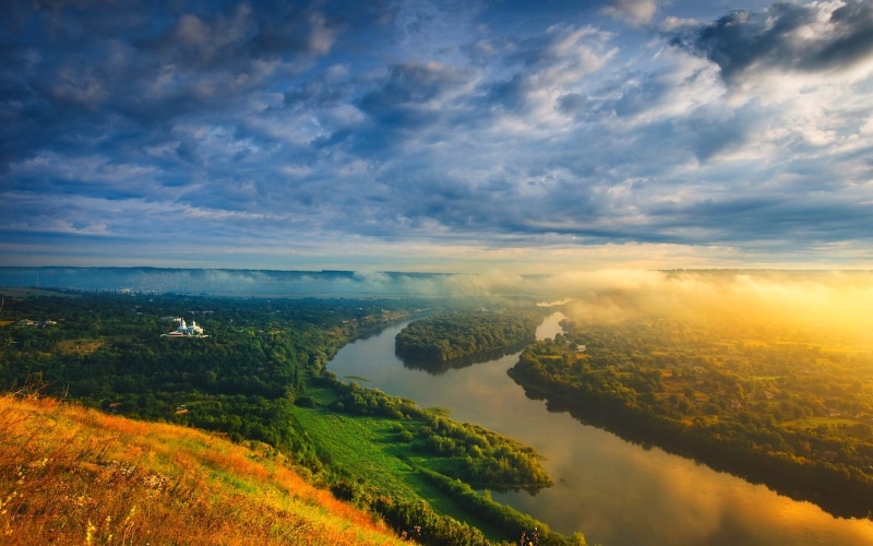 tranquility, leafed, Moldova, water, environment, outdoors, trees, green, field, 720P, forest, plant, scenics - nature, sky, reflection, non-urban scene
