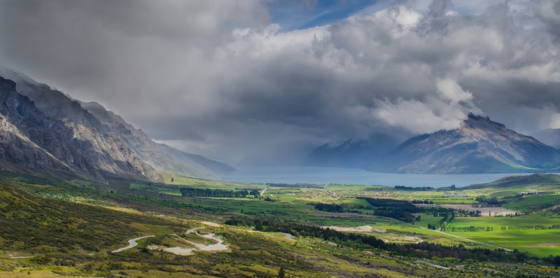 green, mountain, Remarkables, brown field, mountain Range, Valley, nature, Tamron, mountain Peak, meadow, gray, Nikon  D5100, Lake  Wakatipu, photography