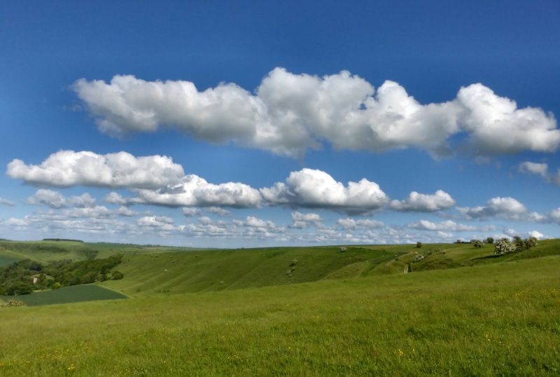 field, rural Scene, fort, grass, landscape, cloud - Sky, Wiltshire, cloudy, hill, cloudscape, nature, westbury, green, meadow, daytime, cumulus, bratton