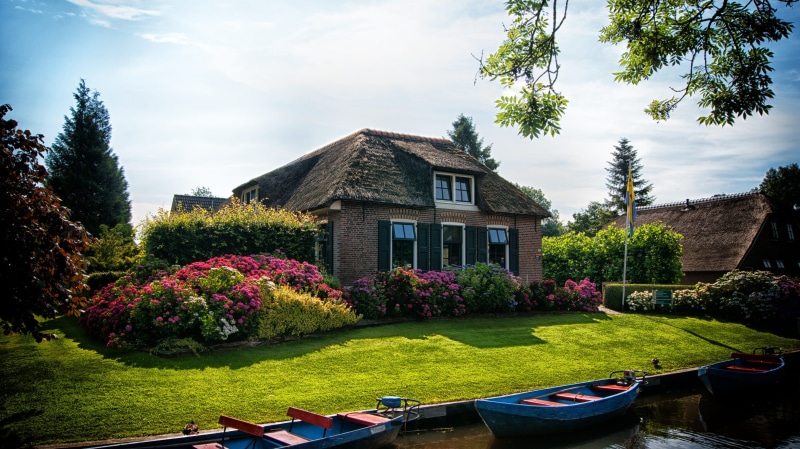 daylight, outdoors, residential district, park, summer, family, 4K, day, farm, house, boating, front or back yard, little venice, tourist, ornamental garden
