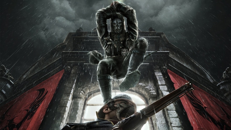 definitive, creativity, Corvo Attano, edition, art, male likeness, assassins, cover, representation, day, place of worship, sculpture, water, building exterior