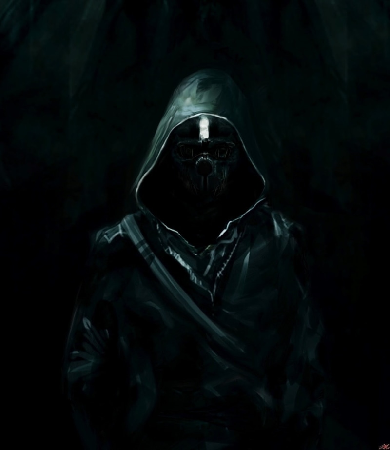 mystery, man, warning sign, demon - fictional character, one person, video games, dark, adult, hoodie, fear, surprise, indoors, black, horror, sign, aggression