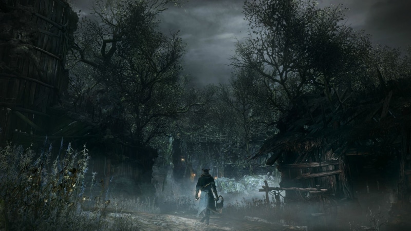 dark, 1080P, forest, bloodborne