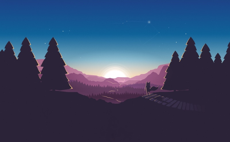 environment, sky, mountain, tranquility, outdoors, backgrounds, sunset, forest 4k backgrounds for desktop hd backgrounds, night, 4K, digital composite
