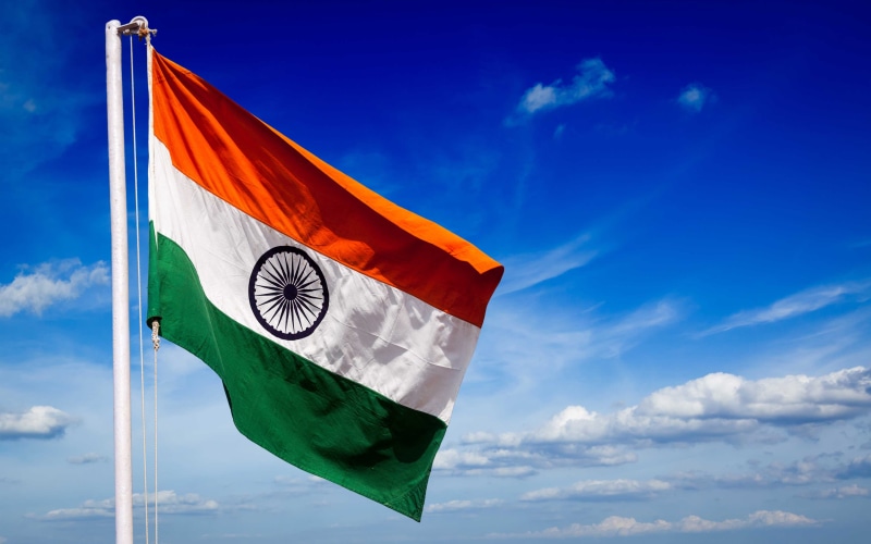 Flag, 4K, Flag of India, Flags