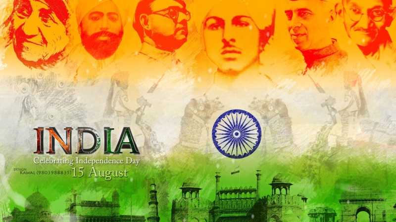 India Independence, india, 1080P, 15 august, indian flag