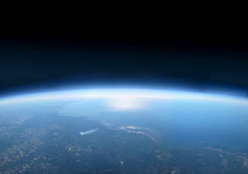 dark, water, Earth, 5K, sea, planet, sky, environment, light - natural phenomenon, space, urban skyline, no people, copy space, cloud - sky, night, astronomy