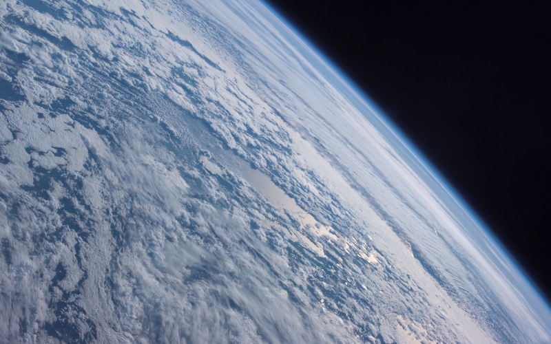 space exploration, outdoors, blue, planet - space, astronomy, 2K, science, atmosphere, no people, technology, urban skyline, horizon, planet earth, planet