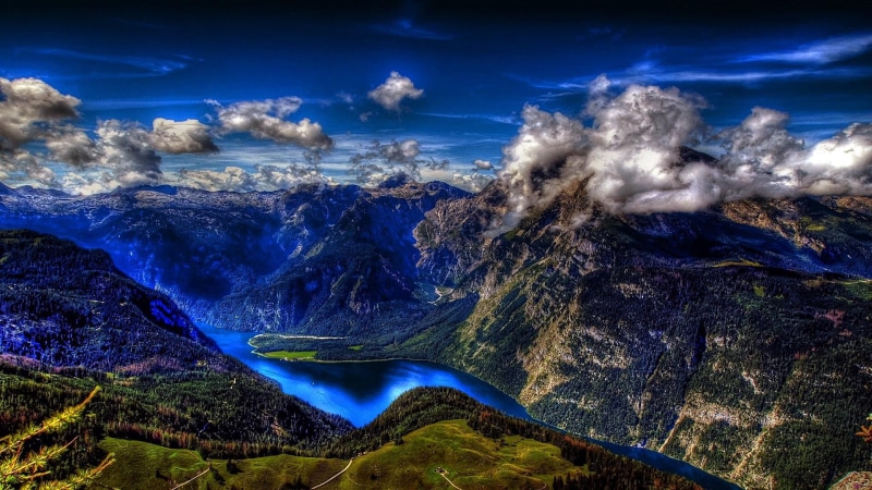 cloud, bavaria, berchtesgaden, wilderness, europe, gorgeous, nature, landscape, mountain range, atmosphere, mount scenery, berchtesgaden national park