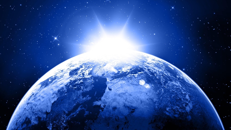 globe - man made object, blue, sky, space, universe, nature, planet earth, 4K, space exploration, cloud - sky, planet - space, astronomical object, world