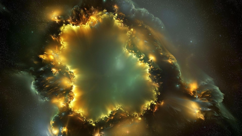 space, earth, stars, 4K, astronomical object, sky, cosmos, galaxy, phenomenon, outer space, nebula, star, universe, explosion