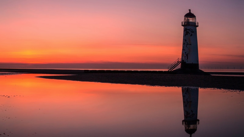 summer, outdoor, lake, coast, scenery, orange, nature, tranquility, lighthouse, atmosphere, orange color, travel, silhouette, celestial body, color, travel destinations