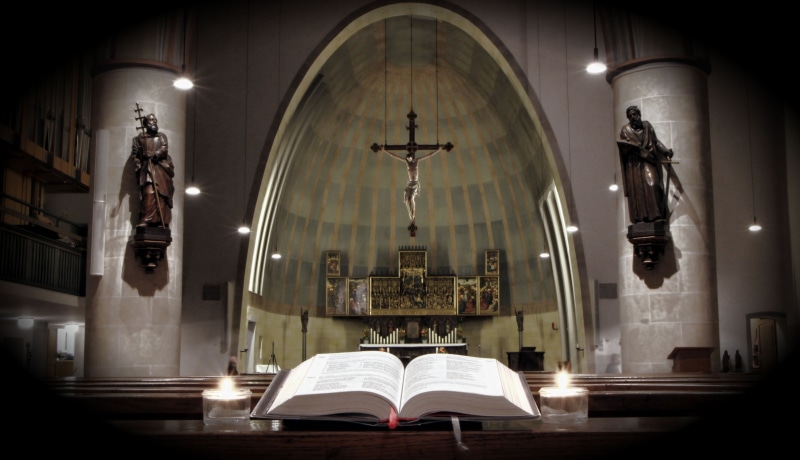 figure, religion, lighting equipment, altar, christianity, statue, architecture, brown, no people, book, built structure, light, christi, cross, god, sculpture