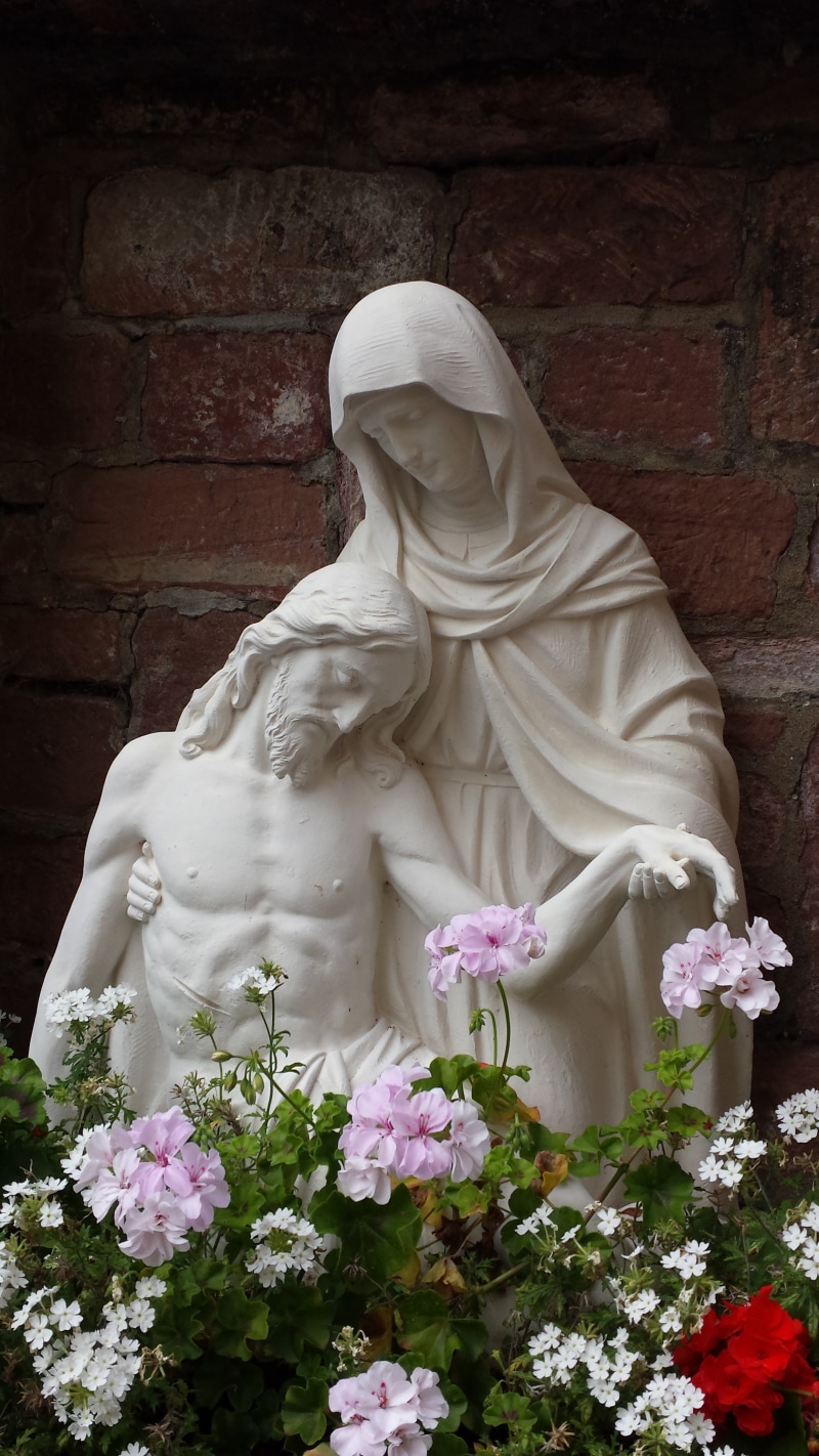 son of god, mother of god, jesus christ, resurrection, believe, maria, human representation, sculpture, stone sculpture, no people, holy maria, bible, christianity