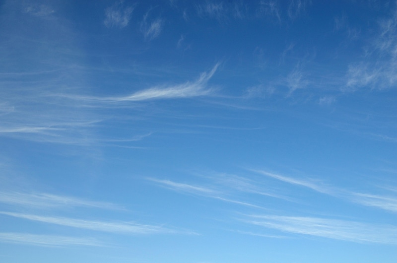 climate, cirrus, outdoors, backgrounds, tranquility, environment, cloud - Sky, sky, no people, clean, day, wispy, tranquil scene, blue, summer, full frame