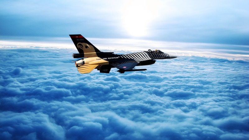 force, cloud, air, sky, turkish air force, atak, turkish, 1080P