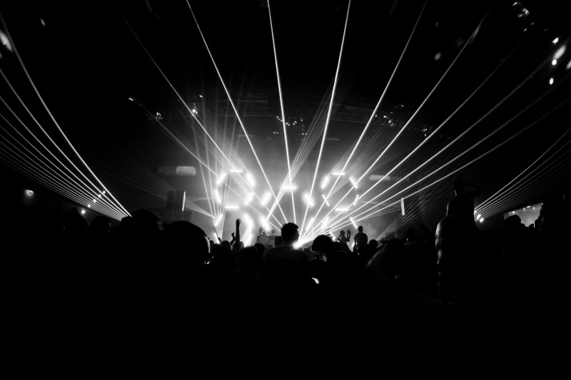 youth culture, real people, lights, stage, arts culture and entertainment, music, crowd, club, mapping, lifestyles, dance, show, group of people, light show