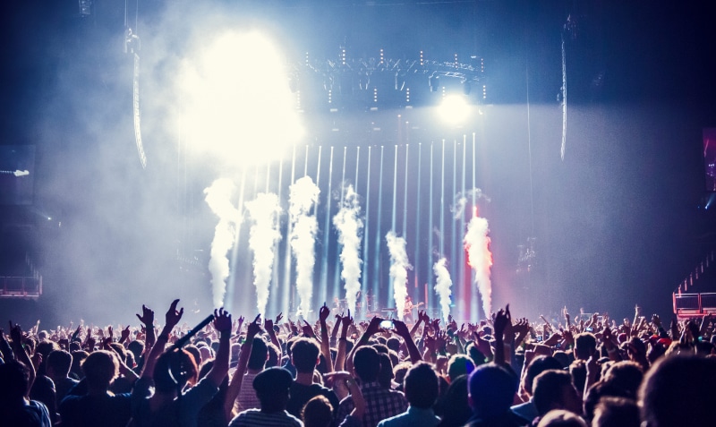 5K, human arm, enjoyment, party, stage light, real people, stage, concert, celebration, performance, nightlife, event, youth culture, music, dancing, stage - performance space