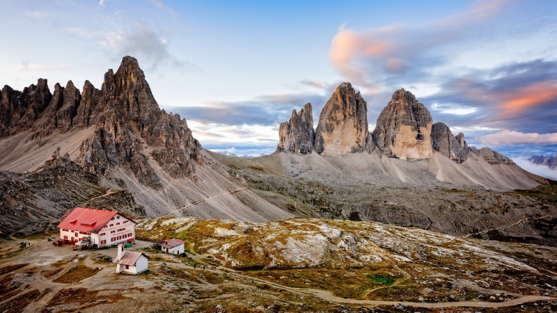moos, bolzano, three peaks, tre cime, mountain, italy, alta pusteria, south tyrol, sexten dolomites, trentino alto adige, tre cime di lavaredo, drei zinnen