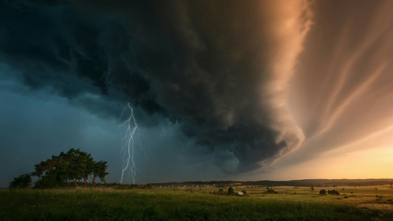 nature, dramatic sky, atmosphere, cloud, warning sign, poland, cloud - sky, podlasia, wind, plain, ominous, beauty in nature, meteorological phenomenon